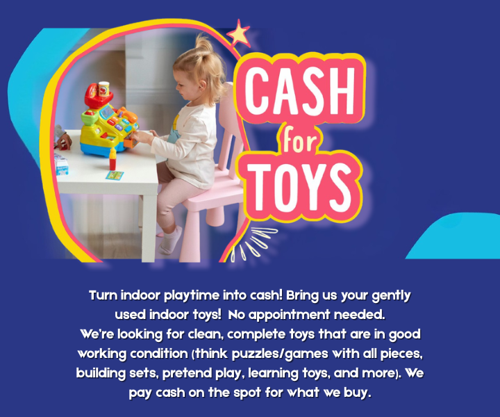 Sell us your toys!